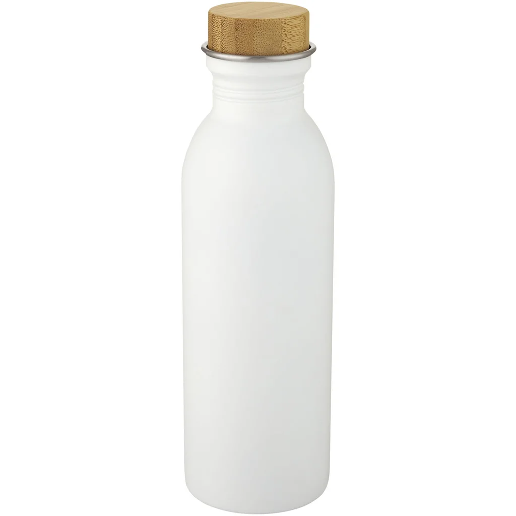 Hovedproduktbilde for Hvit Kalix 650 ml Rustfritt Stål Drikkeflaske