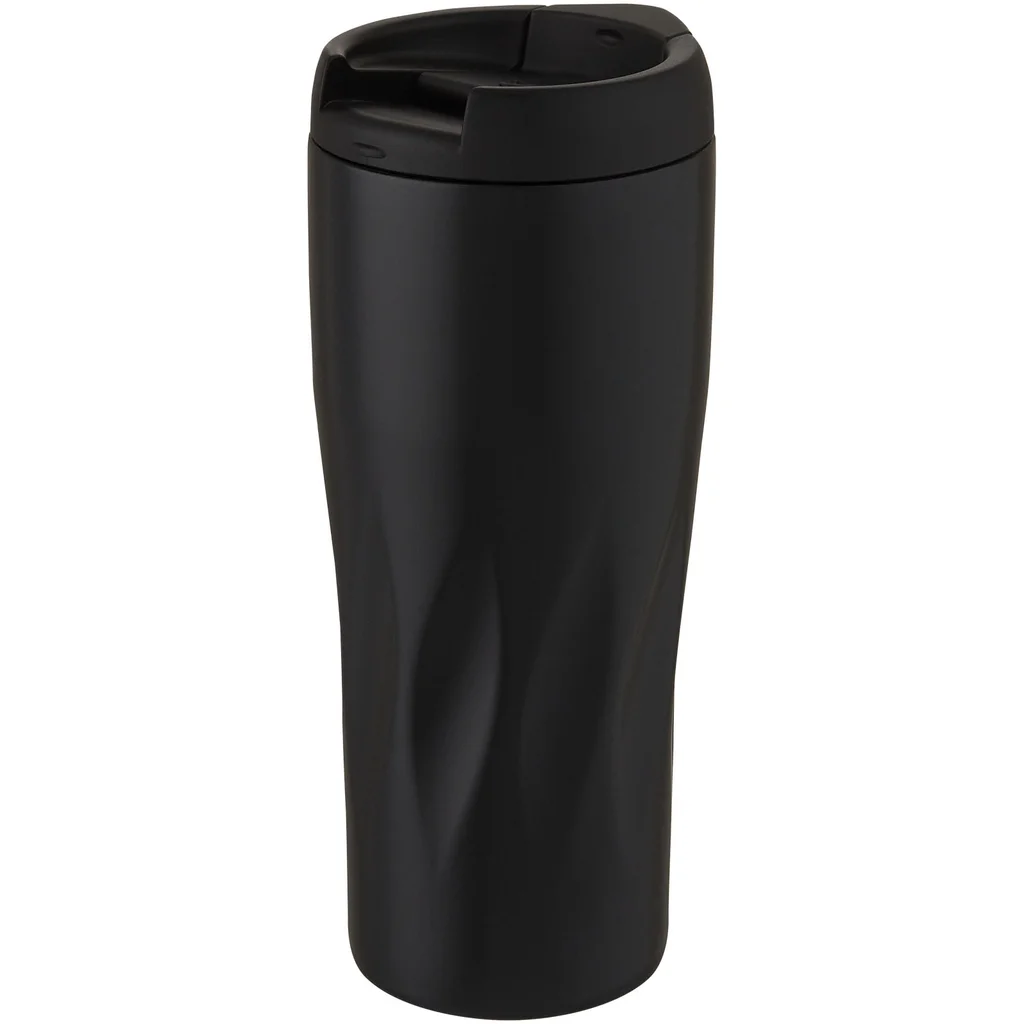 Hovedproduktbilde for Solid svart Waves 450 ml Kobber Termokopp