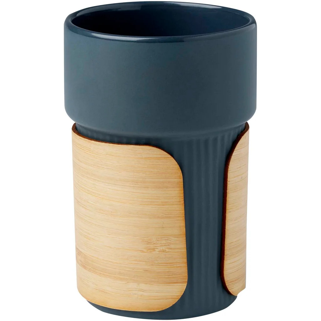 Hovedproduktbilde for Hale blue Fika 340 ml Bambushylse Termokopp