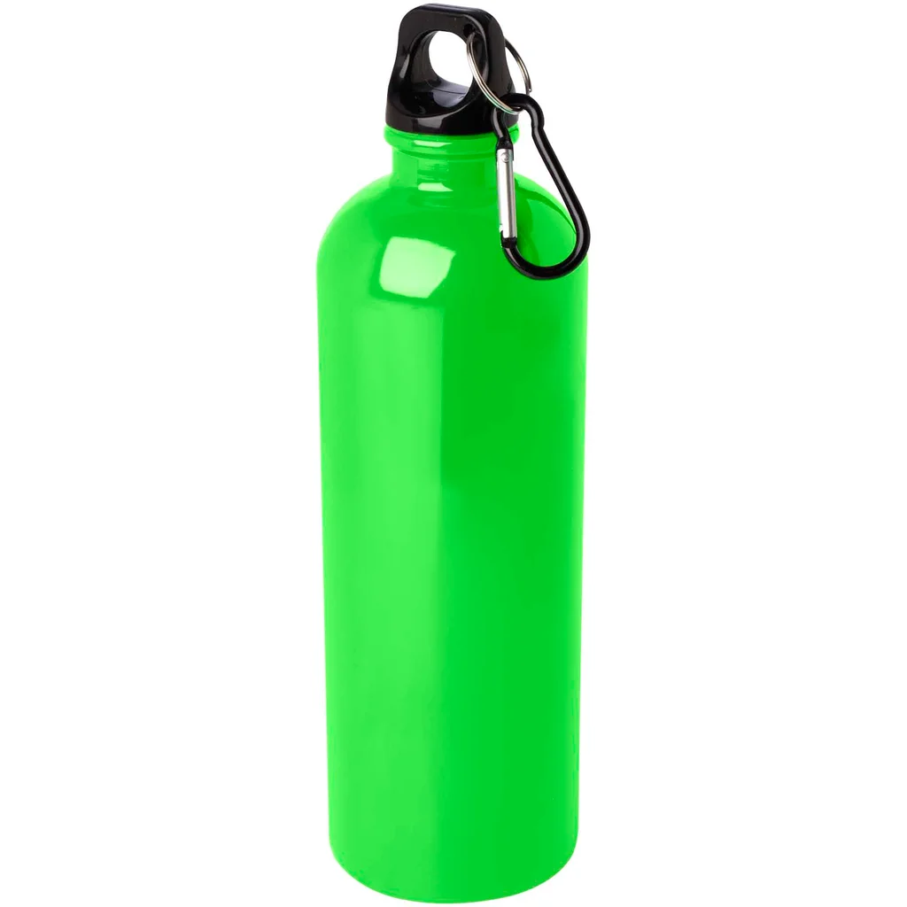 Hovedproduktbilde for Eplegrønn Oregon 750 ml Resirkulert Stål Drikkeflaske med Karabinkrok