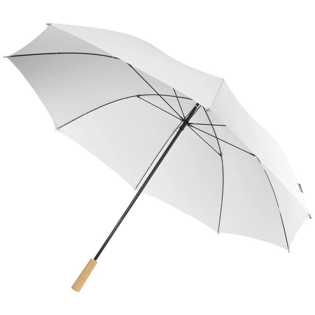 Hovedproduktbilde for Hvit Romee 30" RPET Stormsikker Golfparaply
