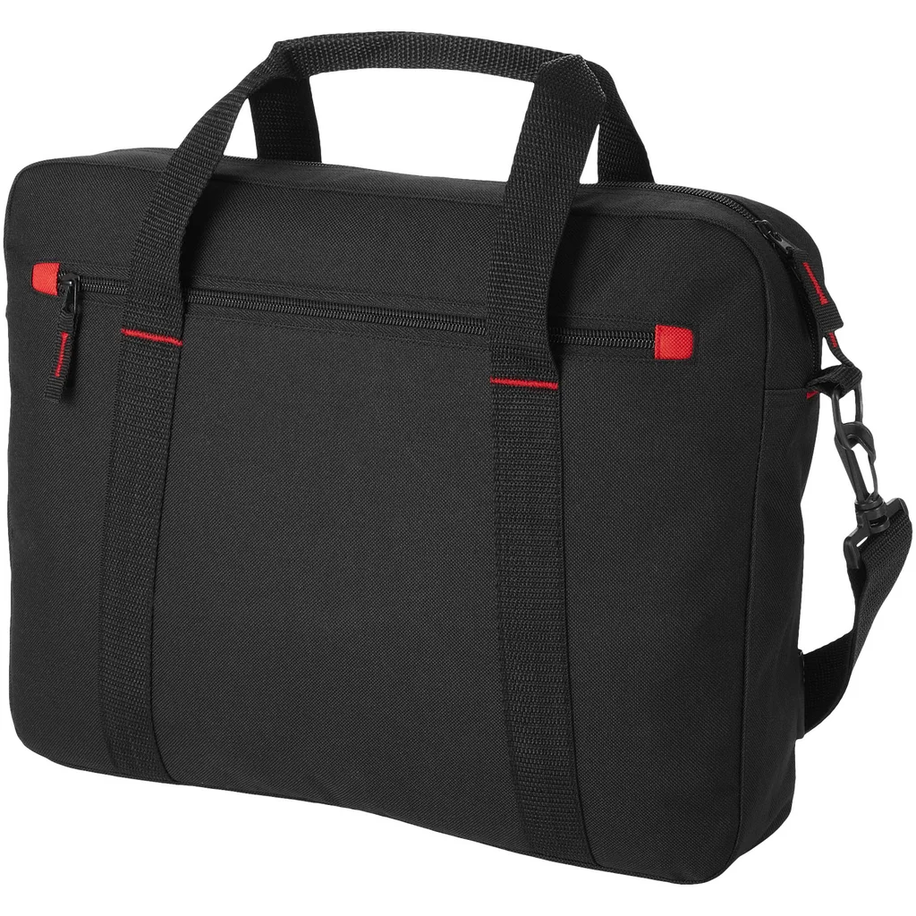 Hovedproduktbilde for Solid svart/Rød Vancouver 15,4" 6L PC-veske
