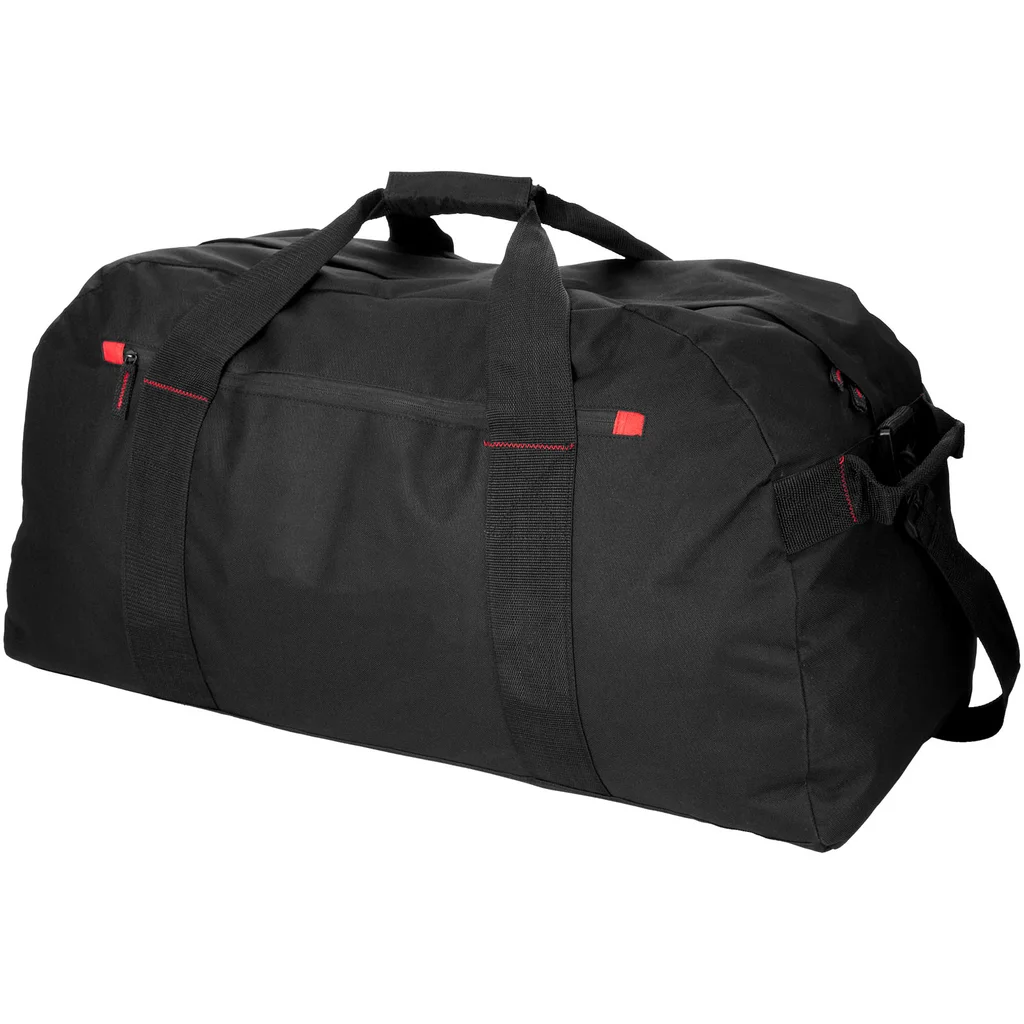 Hovedproduktbilde for Solid svart/Rød Vancouver Polyester 75L Weekendbag