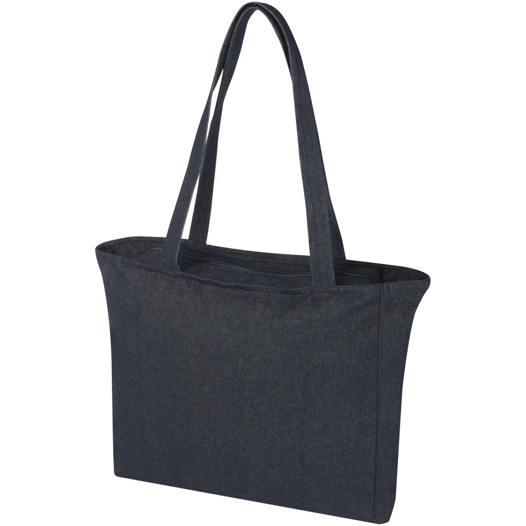 Hovedproduktbilde for Denimblå Weekender 500 g/m2 Aware Resirkulert Bomull og Polyester Shoppingbag
