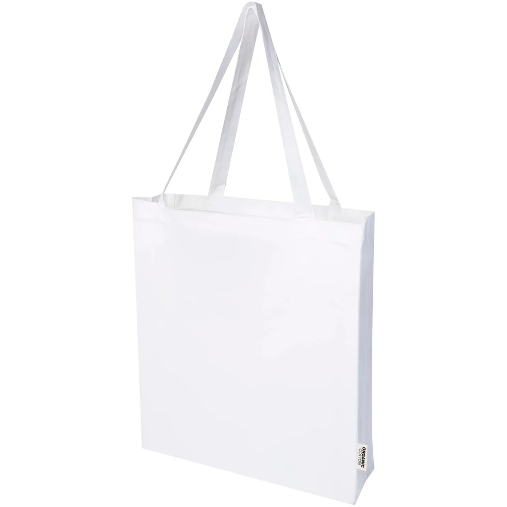 Hovedproduktbilde for Hvit Odisha 180 g/m² Økologisk Bomull 14L  Handlenett