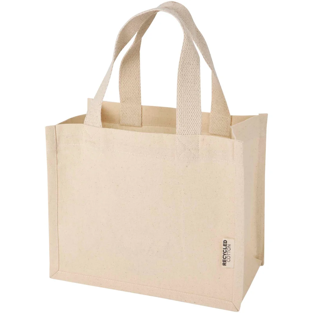 Hovedproduktbilde for Naturhvit Odessa 220 g/m² Resirkulert Bomull 9L Handlenett