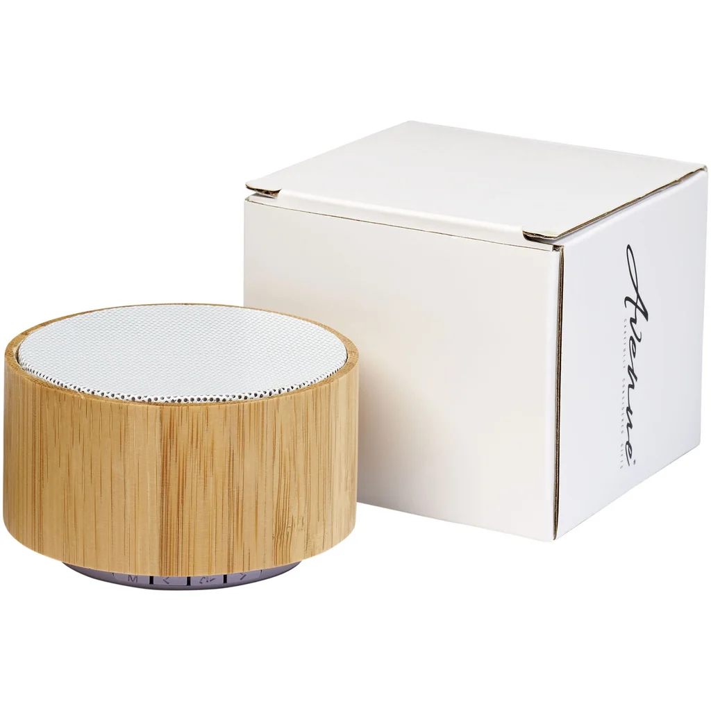 Hovedproduktbilde for Naturhvit/Hvit Cosmos 3W Bambus Bluetooth® Høyttaler