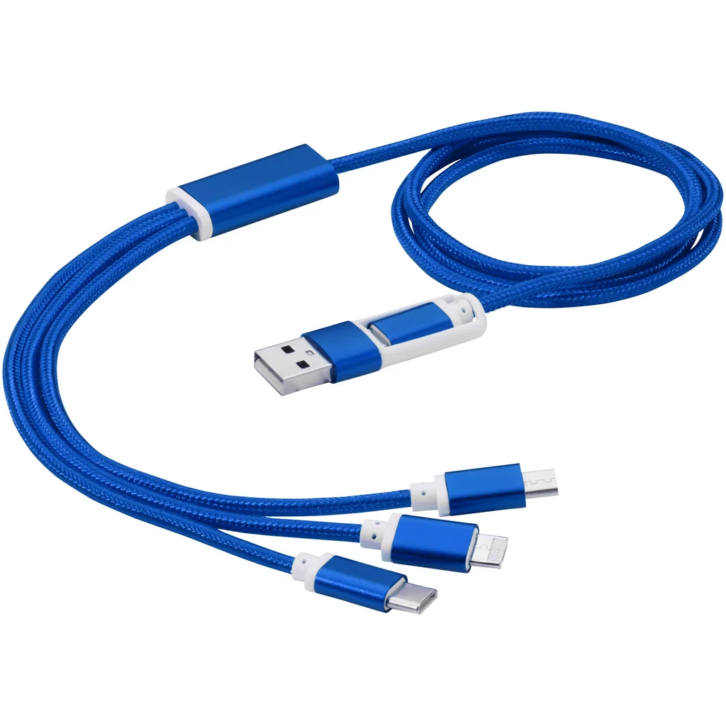 Hovedproduktbilde for Kongeblå Versatile 5-i-1 Ladekabel