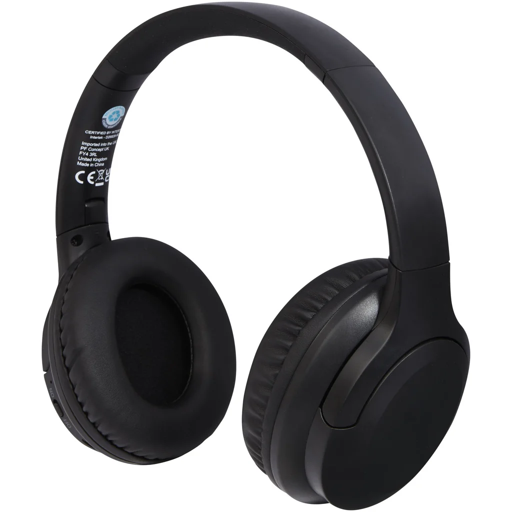 Hovedproduktbilde for Solid svart Loop Resirkulert Plast Bluetooth® Hodetelefoner