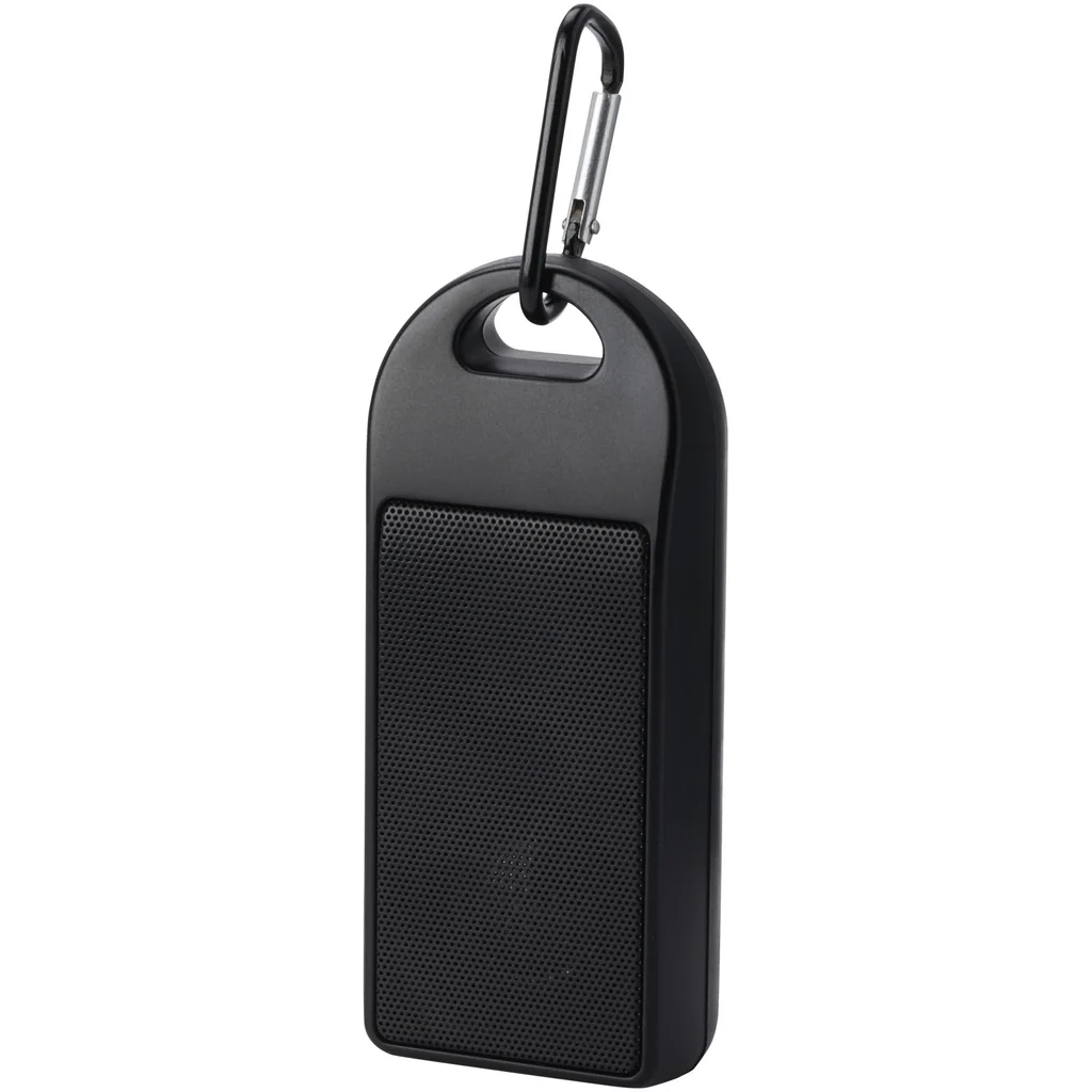 Hovedproduktbilde for Solid svart Omni 3W IPX4 RCS Resirkulert Plast Bluetooth® Høyttaler