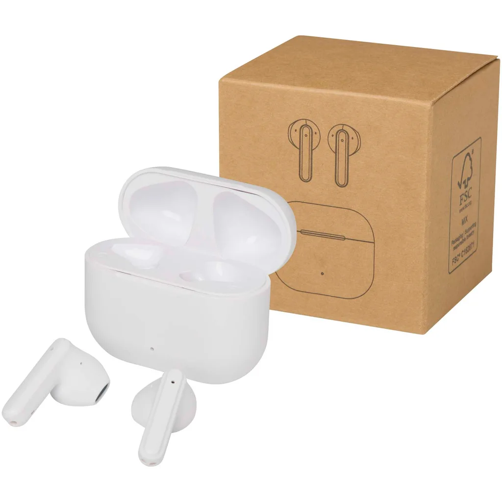 Hovedproduktbilde for Hvit Altais True Wireless Rplast Hodetelefoner