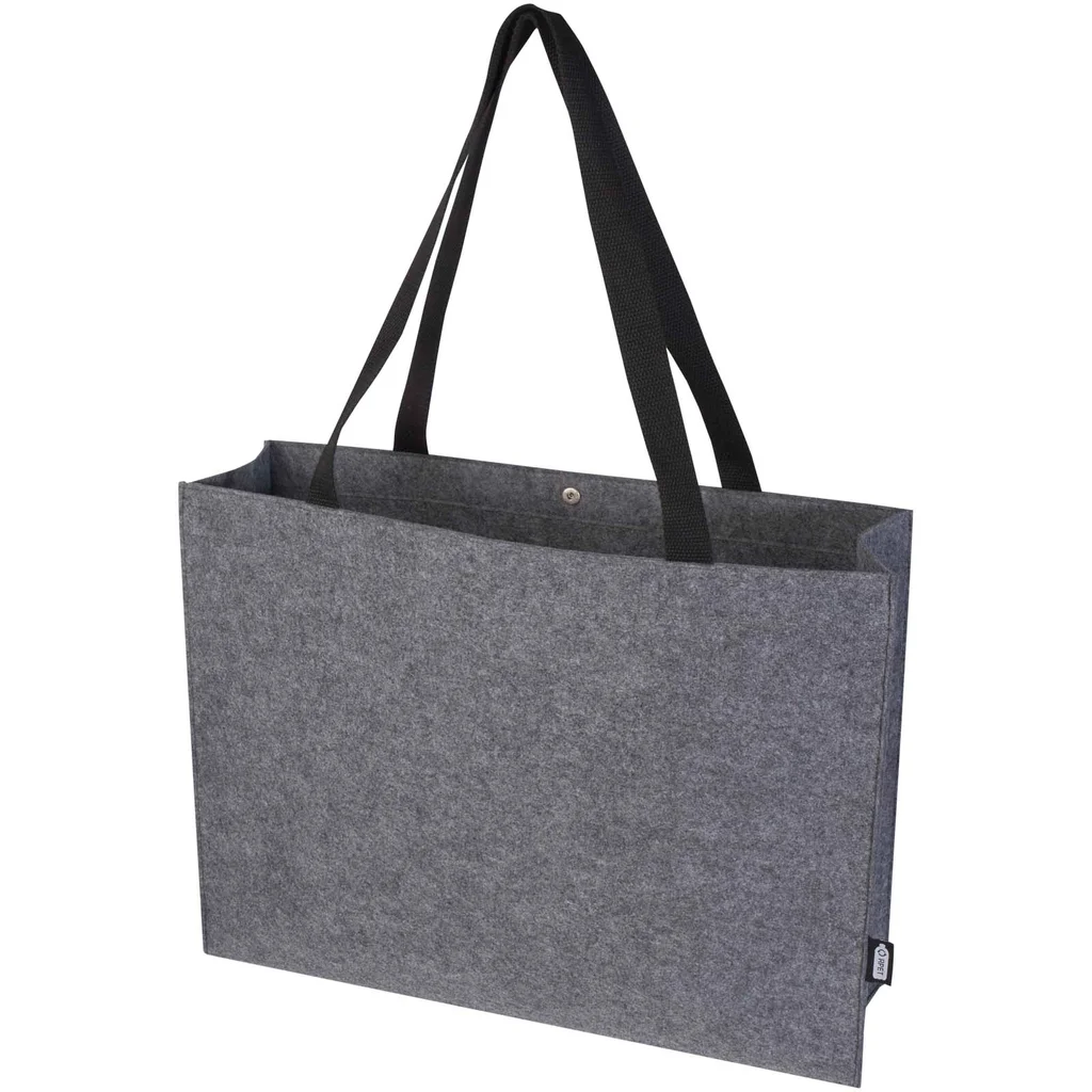 Hovedproduktbilde for Mellomgrå Felta GRS Resirkulert Filt 20L Shoppingbag
