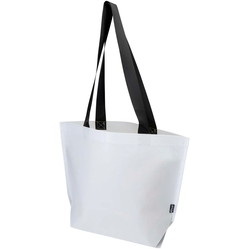 Hovedproduktbilde for Hvit Duo GRS RPET 18L Dobbeltlaminert  Shoppingbag