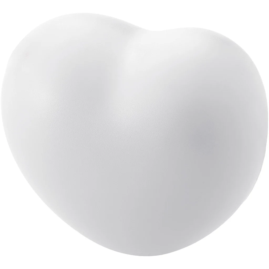 Hovedproduktbilde for Hvit Hjerteformet Stressball