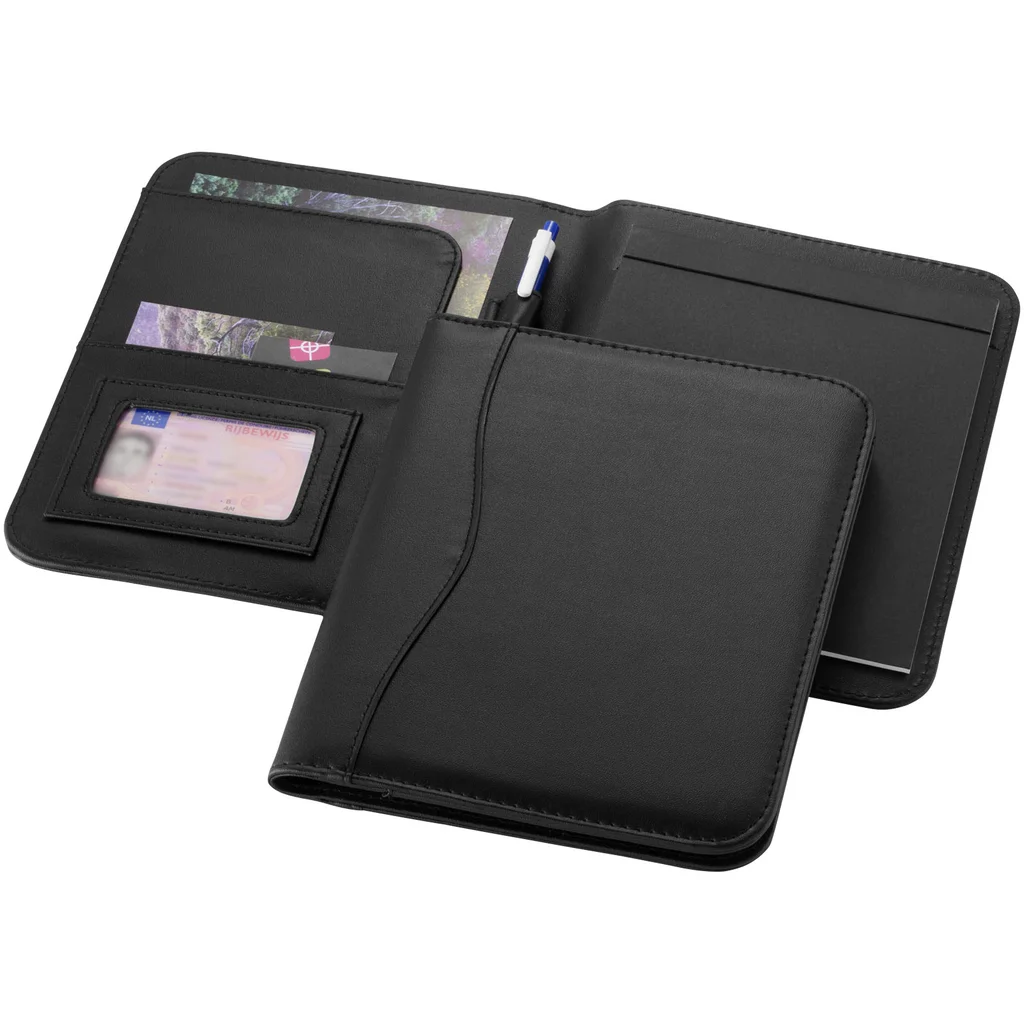 Hovedproduktbilde for Solid svart Ebony A5 Dokumentmappe