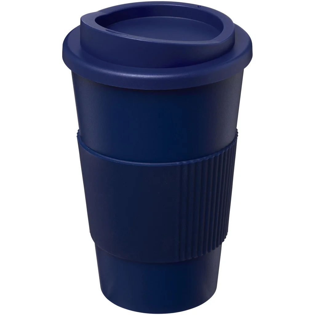 Hovedproduktbilde for Blå Americano® 350 ml Silikongrep  Termokopp