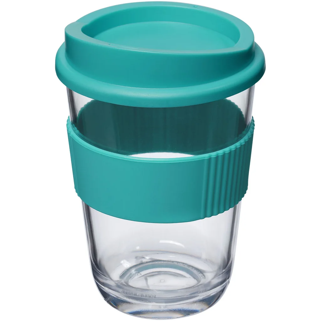 Hovedproduktbilde for Akvamarin Americano® Cortado 300 ml Silikongrep Plastkopp