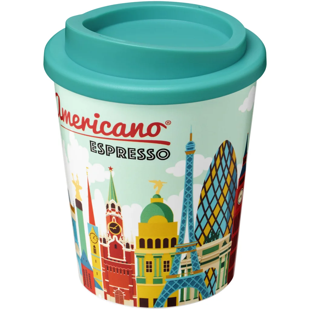 Hovedproduktbilde for Akvamarin Brite-Americano® Espresso 250 ml Resirkulert Plast  Termokopp