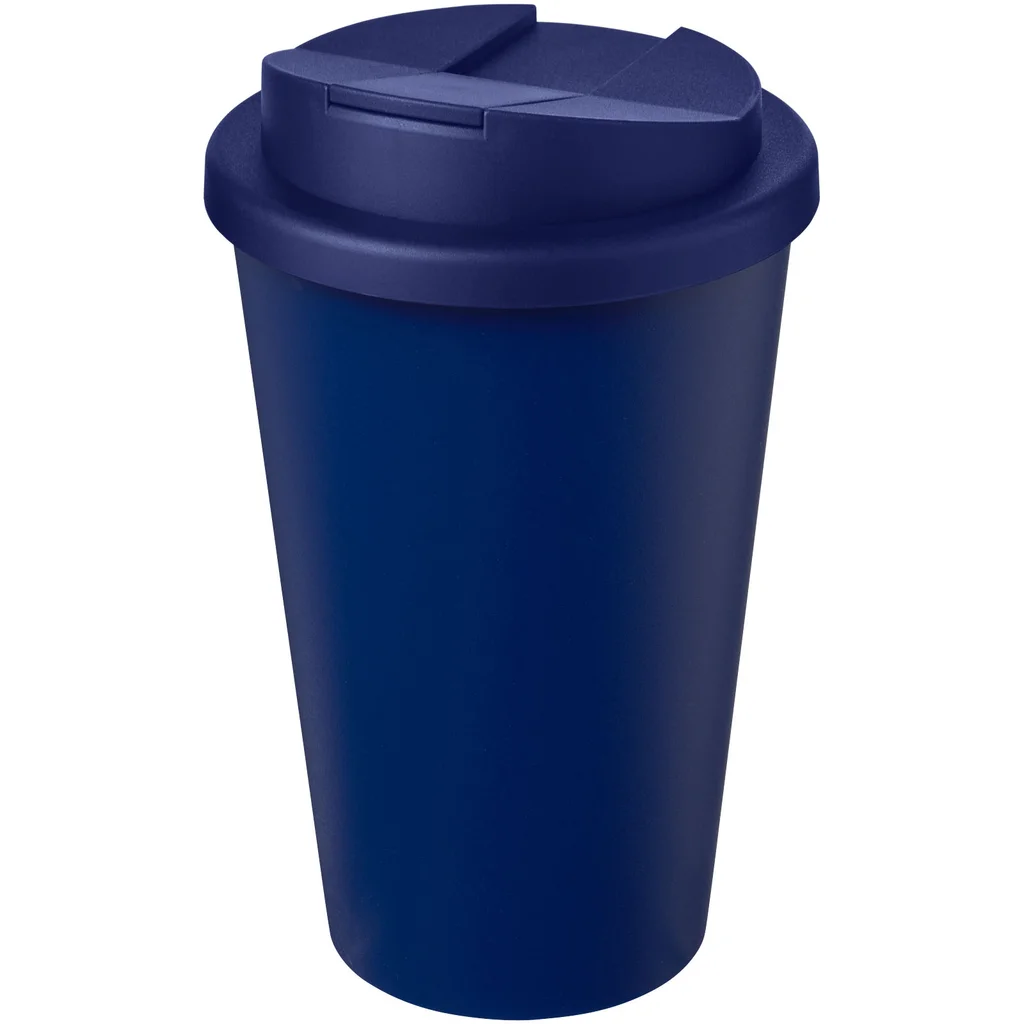 Hovedproduktbilde for Blå Americano® Eco 350 ml Resirkulert Plast Sølesikker Termokopp