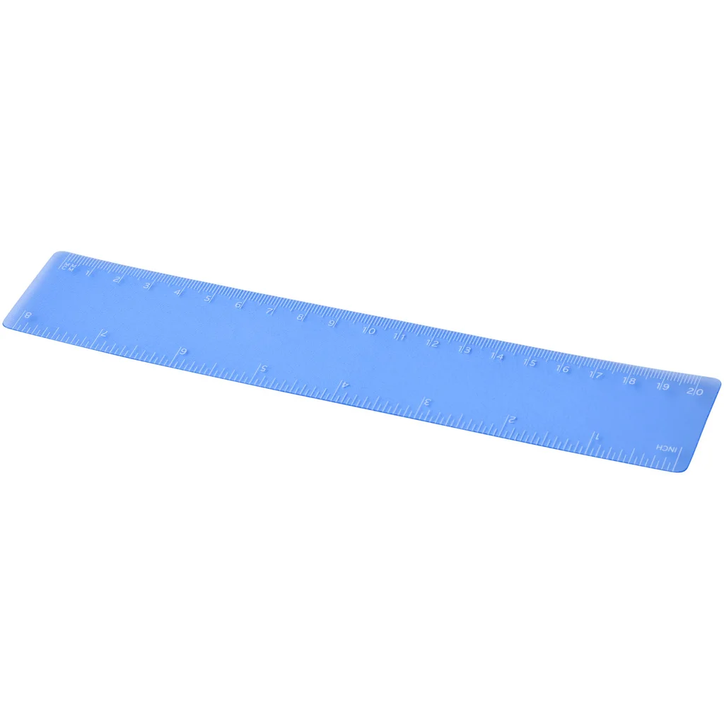 Hovedproduktbilde for Frostet blå Rothko Plast 20 cm Linjal