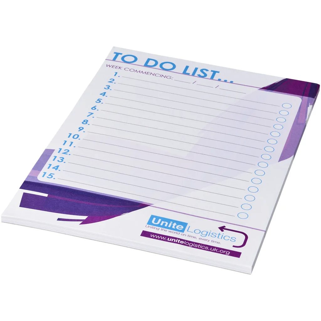 Hovedproduktbilde for Hvit Desk-Mate® A5 Notatblokk