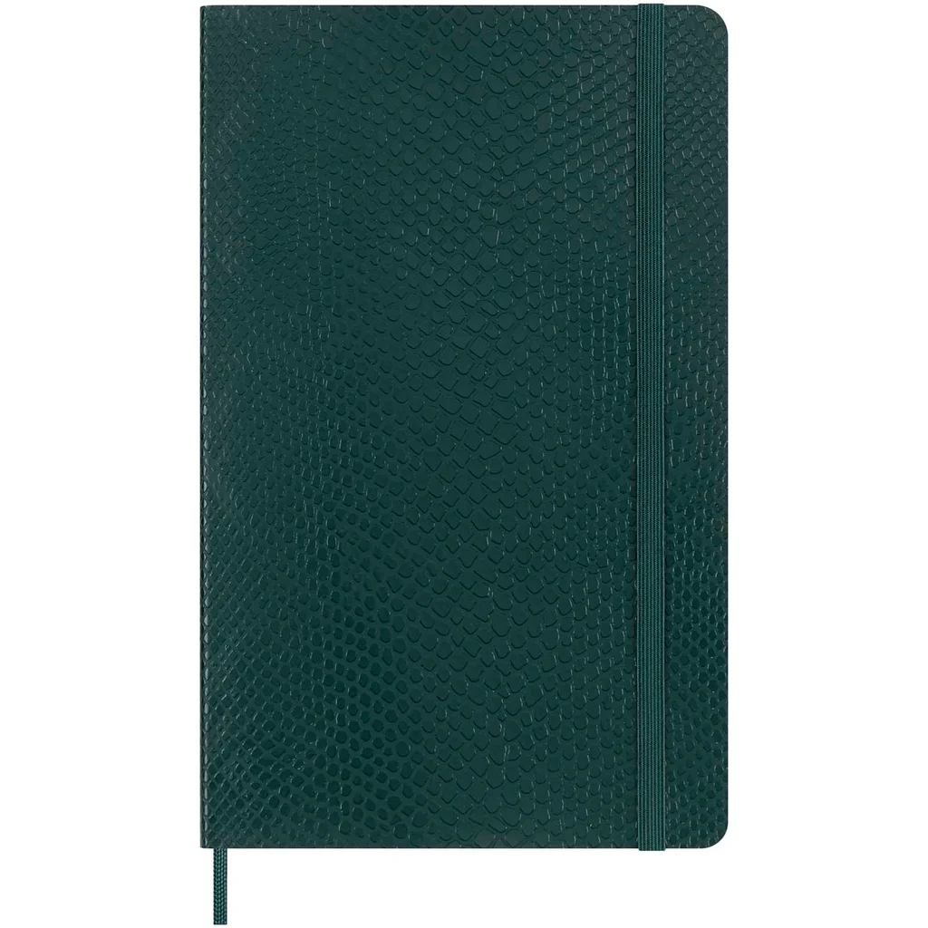 Hovedproduktbilde for Grønn Moleskine VEGEA® Boa L Linjert Notatbok med Mykt Omslag