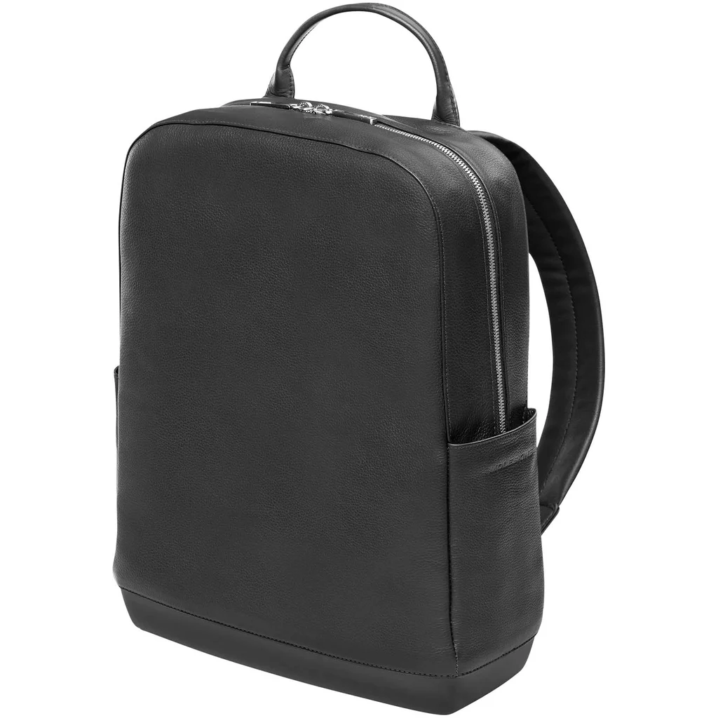 Hovedproduktbilde for Solid svart Moleskine Classic Skinn PC-ryggsekk
