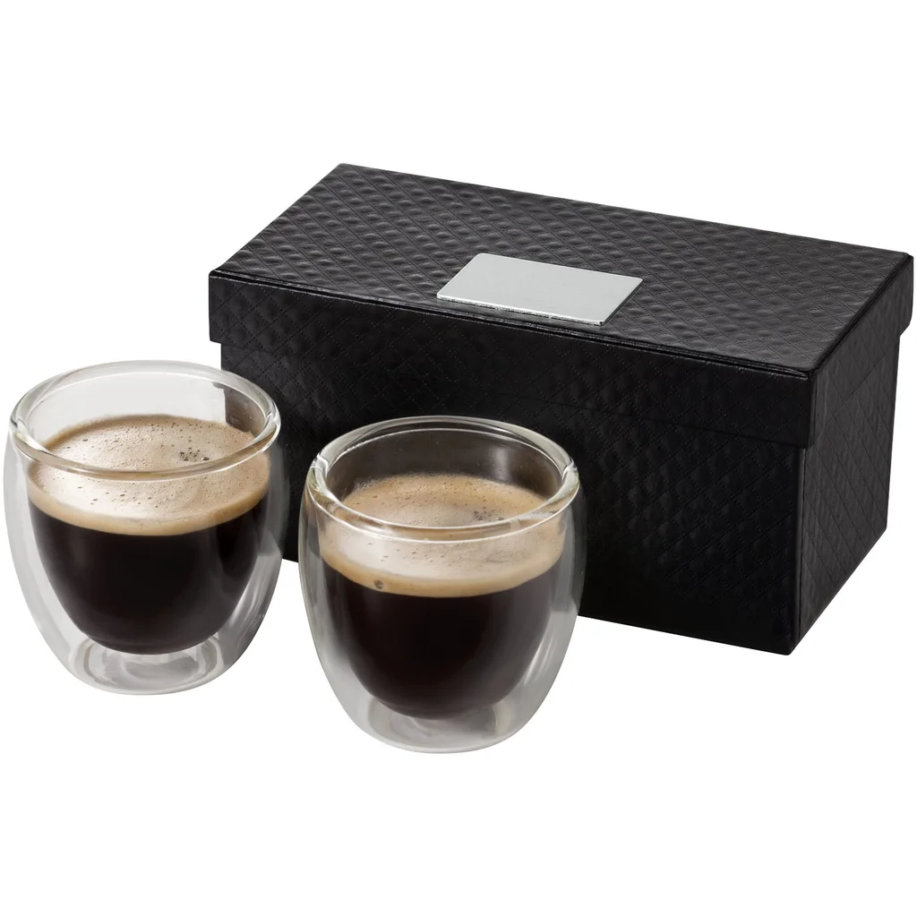 Hovedproduktbilde for Transparent Seasons Boda 70 ml Espresso 2-pack Glasskopp