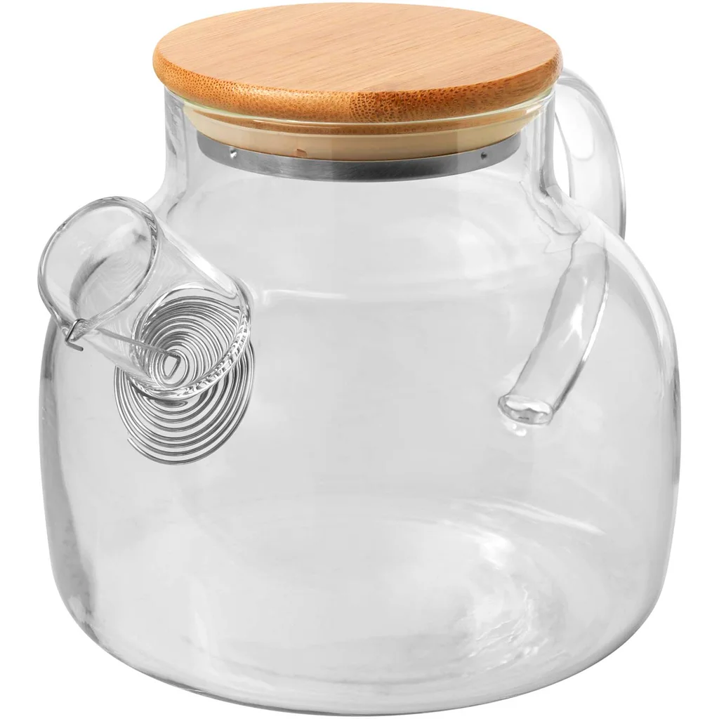 Hovedproduktbilde for Transparent Seasons Zen Bambuslokk Tekanne med Sil