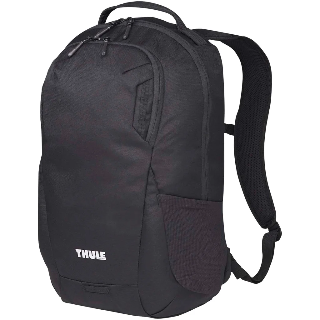 Hovedproduktbilde for Solid svart Thule Lumion RPET PC-ryggsekk