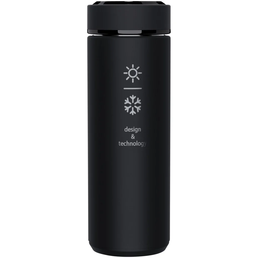 Hovedproduktbilde for Solid svart SCX.design D10 500 ml Smart Termoflaske