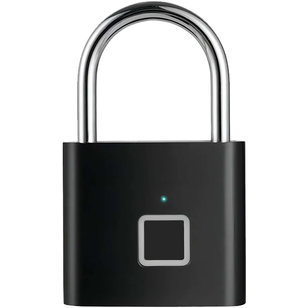 Hovedproduktbilde for Solid svart SCX.design T11 Smart Fingeravtrykk Hengelås