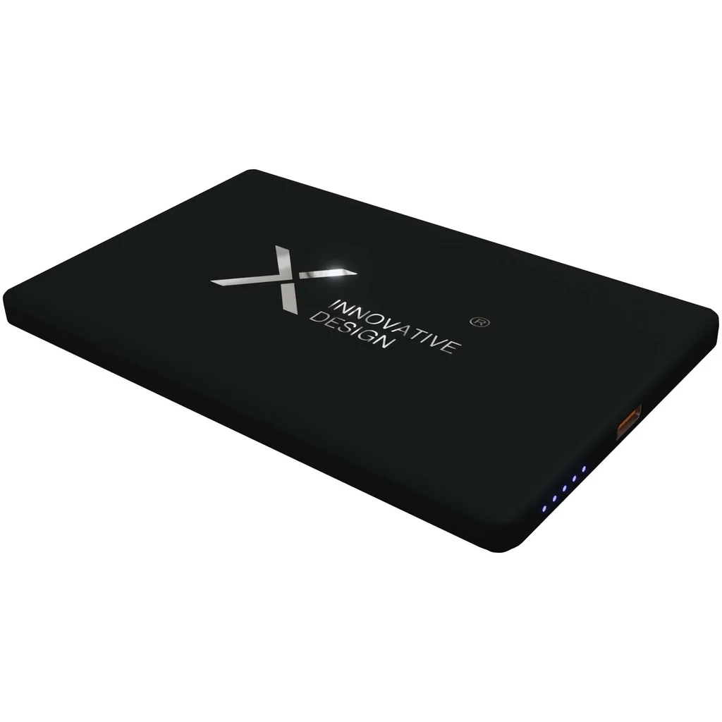 Hovedproduktbilde for Solid svart SCX.design P22 5000 mAh Resirkulert Aluminium og Plast Magnetisk  Powerbank