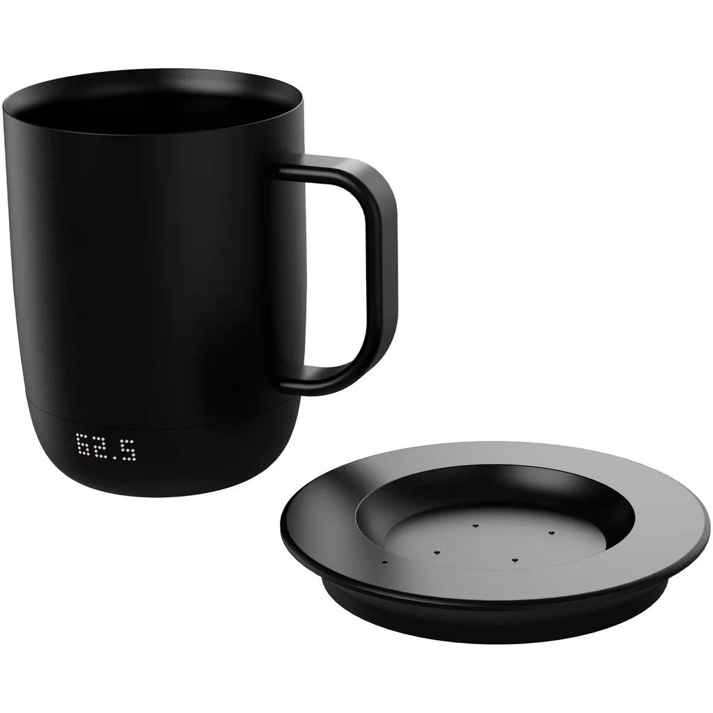 Hovedproduktbilde for Solid svart Prixton Tempo 300 ml Smartkrus med Batteri Termokopp