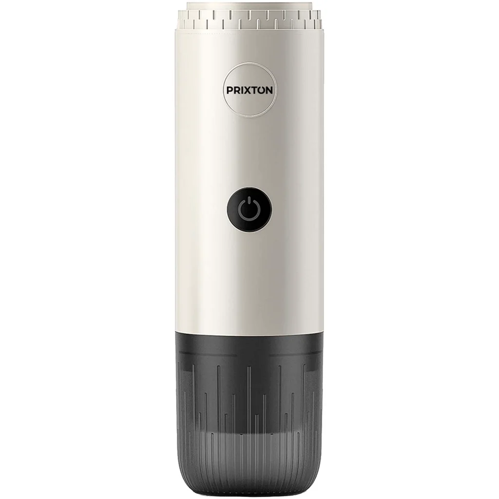 Hovedproduktbilde for Kremfarget Prixton Roma Portabel Kaffemaskin med Batteri