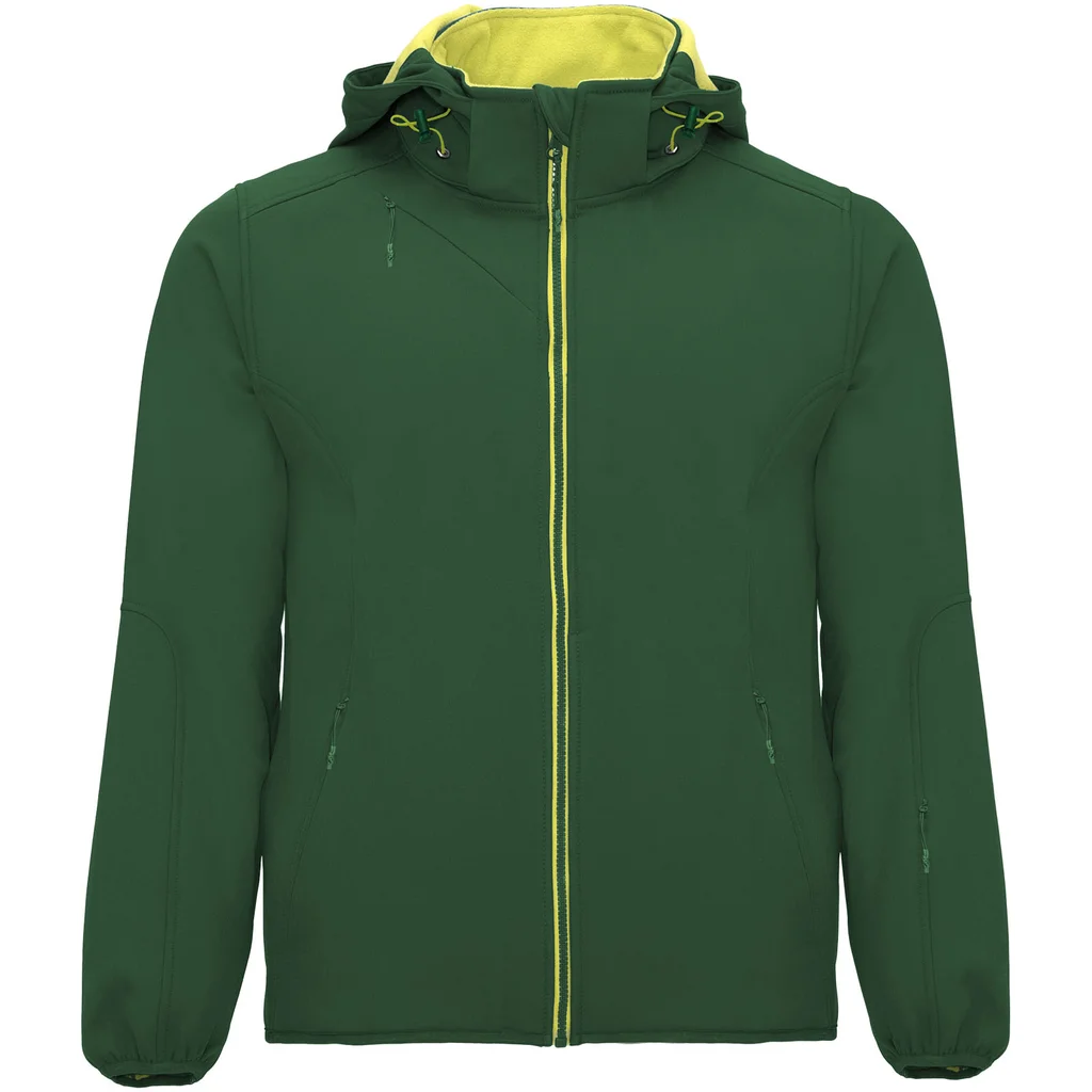 Hovedproduktbilde for Flaskegrønn Roly Siberia Softshelljakke