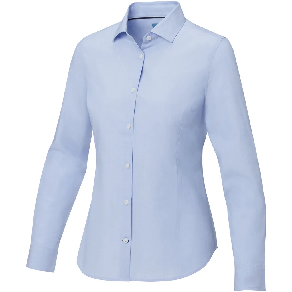 Hovedproduktbilde for Lys blå Elevate Cuprite Poplin Skjorte Dame