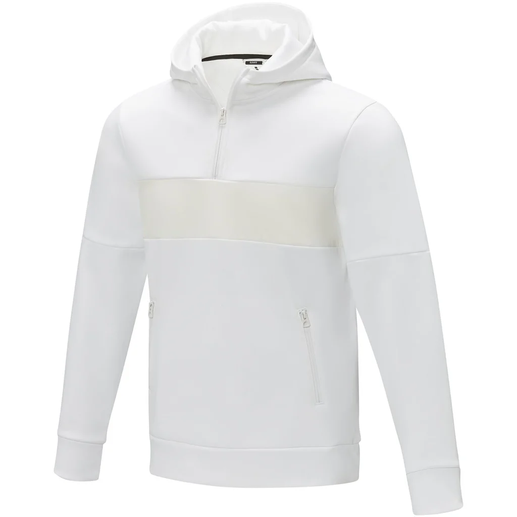 Hovedproduktbilde for Hvit Elevate Sayan Hettegenser med Half-Zip