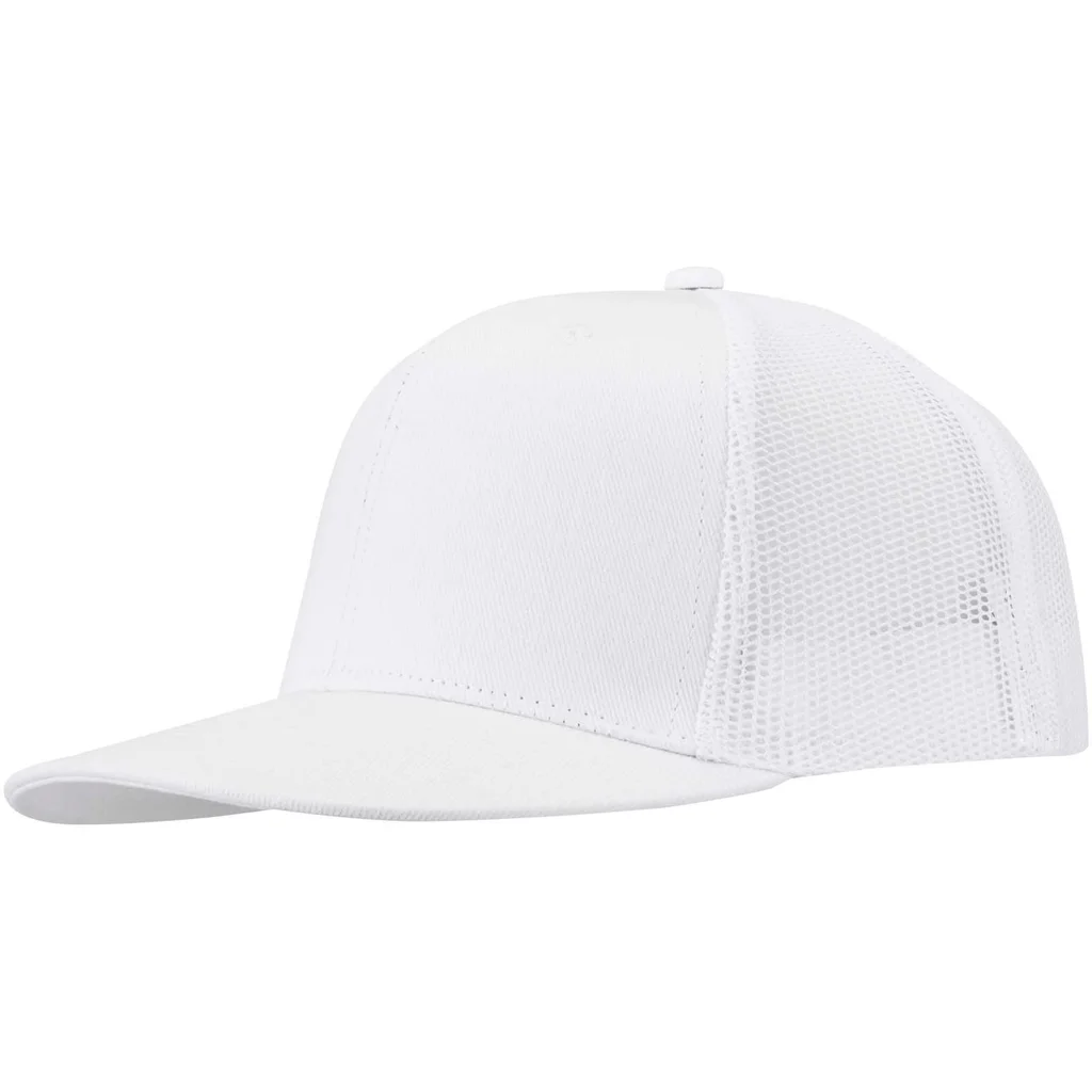 Hovedproduktbilde for Hvit Elevate Drift Snapback 260 g/m2 caps med 6 paneler