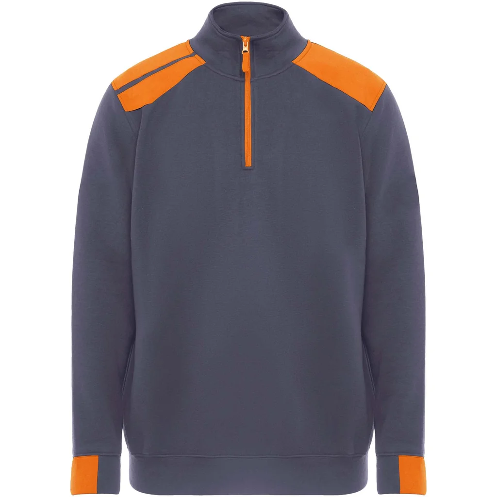 Hovedproduktbilde for Bly/Oransje Roly WRK Maverick  Half-Zip Genser