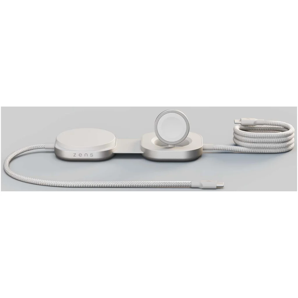 Hovedproduktbilde for Hvit Zens Pro 3 140W USB-C 3-i-1 Ladekabel