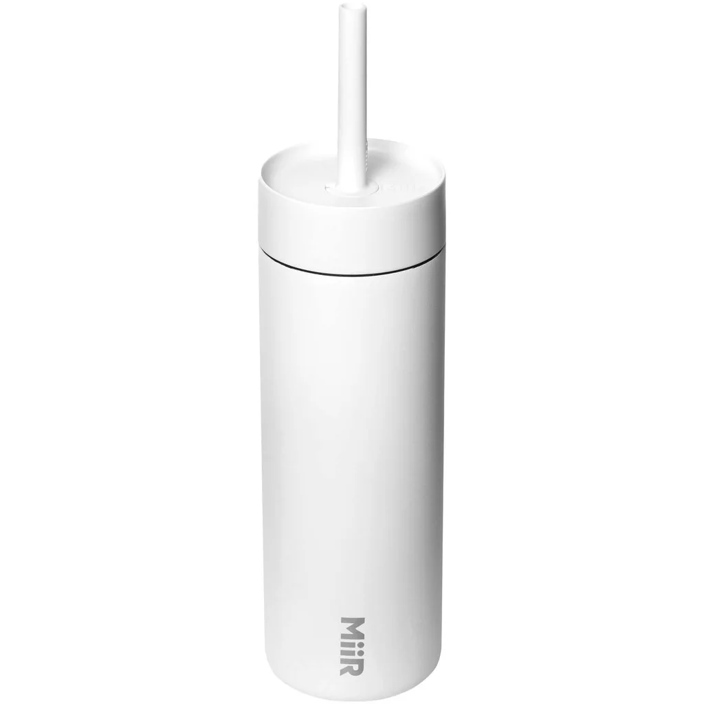 Hovedproduktbilde for Hvit Sipper 473 ml med Sugerør