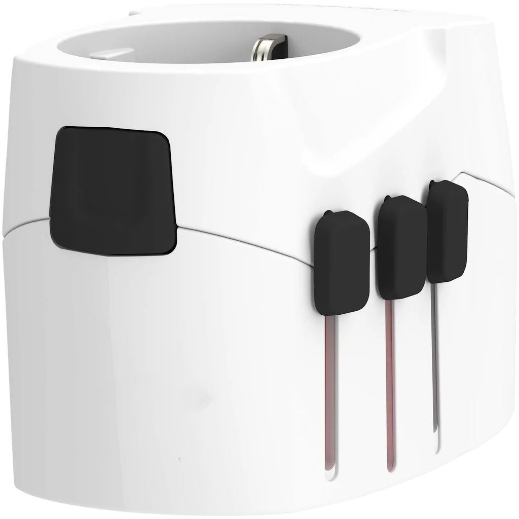 Hovedproduktbilde for Hvit PRO Light USB AC30PD Reiseadapter