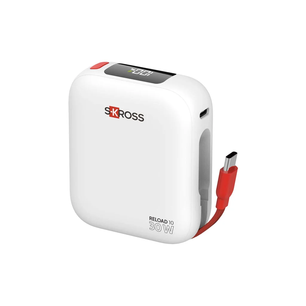 Hovedproduktbilde for Hvit Reload 10.000 mAh 30 W Powerbank