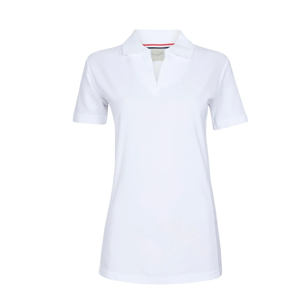 Hovedproduktbilde for Hvit Tracker Original Pique Poloskjorte Dame
