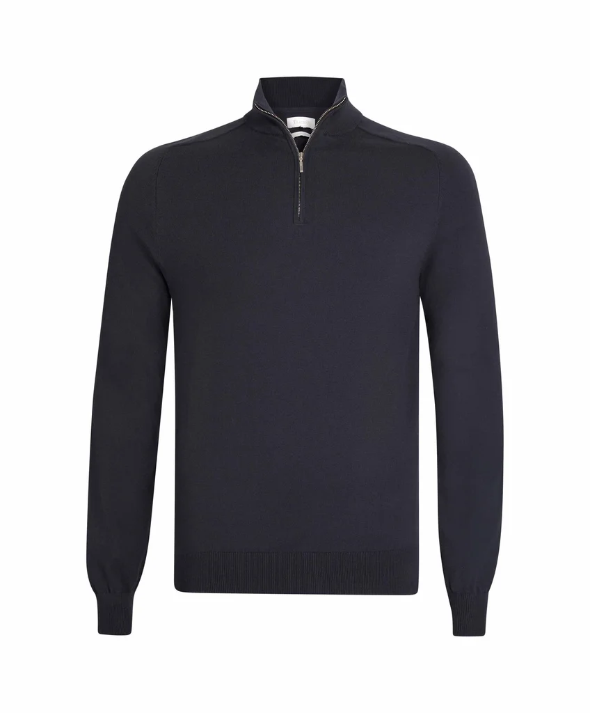 Hovedproduktbilde for Marine Tracker Pima Cotton Half-Zip Strikkegenser