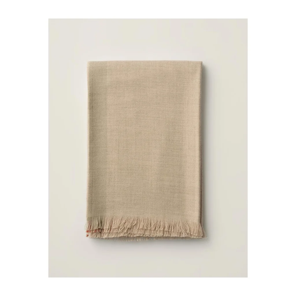 Hovedproduktbilde for Beige Elvang Écru Baby Alpakkaull Pledd