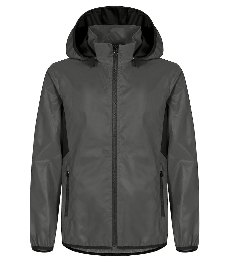 Hovedproduktbilde for Reflective Grey Clique Willmar Vindjakke Barn