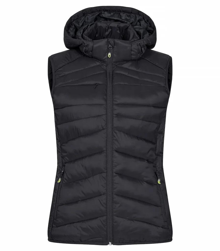 Hovedproduktbilde for Black Clique Idaho Vattert Vest Dame