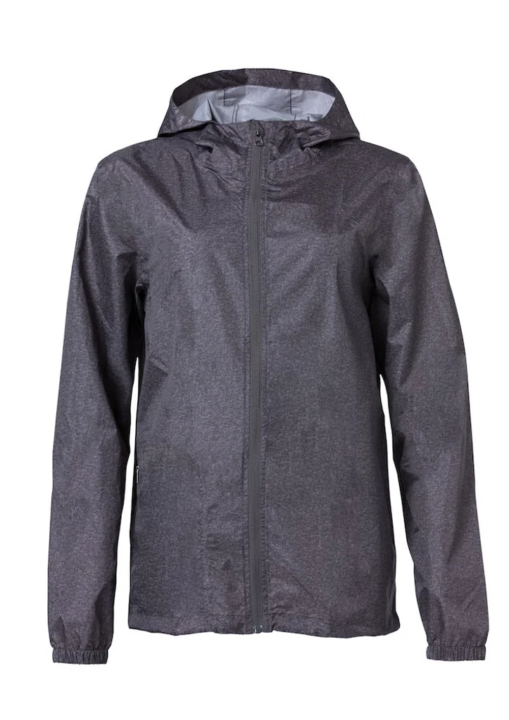 Hovedproduktbilde for Anthracite Melange Clique Basic Regnjakke